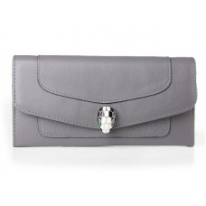 Bvlgari Serpenti Pochette Geldbörse Hellkhaki