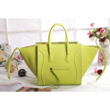 Celine Luggage Phantom Square Tote Bag Apfelgelb