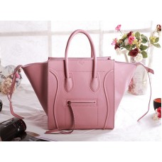 Celine Luggage Phantom Square Tote Bag Kirschblütenrosa
