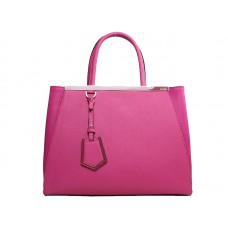 Fendi 2jours Tragetasche aus Kalbsleder, Pink