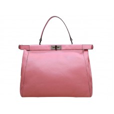 Fendi Peekaboo Tasche aus Kalbsleder, Rosa