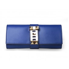 Hermes Medor Clutch Marineblau