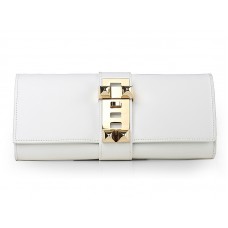 Hermes Medor Clutch Weiß