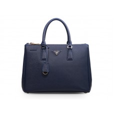 Prada Saffiano Lux Tote Dunkelblau