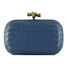 Bottega Veneta Absinth Intrecciato Ayers Knot Blue