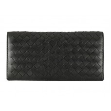 Bottega Veneta Intrecciato Nappa Continental Portemonnaie Schwarz