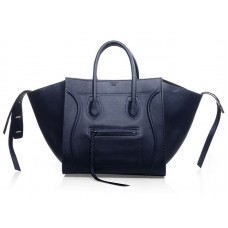 Celine Luggage Phantom Square Tote Bag Dunkelblau