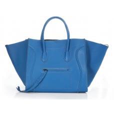 Celine Luggage Phantom Square Tote Bag Blau