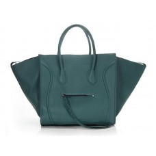 Celine Luggage Phantom Square Tote Bag Grün