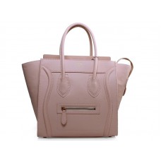 Celine Luggage Medium Tote aus rosa Kalbsleder