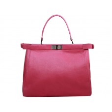 Fendi Peekaboo Tasche aus Kalbsleder, Pink