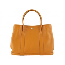 Hermès Garden Party Togo Ledertasche Orange