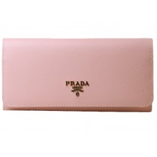 Prada Saffiano Ledergeldbörse Rosa