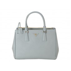 Prada Saffiano Lux Tote Hellblau