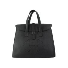 Hermes 08c Klappentasche Schwarz