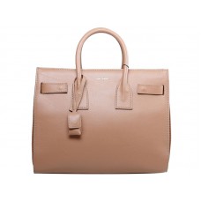 Yves Saint Laurent Sac Du Jour Tote aus original aprikosenfarbenem Leder
