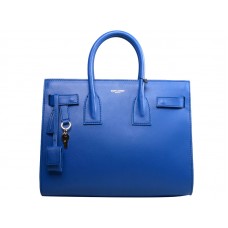 Yves Saint Laurent Sac Du Jour Tote aus Originalleder, Electric Blue