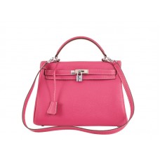Hermès Kelly 32 cm Togo-Leder Clemence Pink