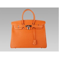 Hermès Birkin 35 cm, Togo-Leder, Orange