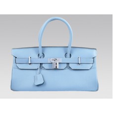 Hermès Birkin JPG 42 cm Togo-Leder, Blau-Marineblau