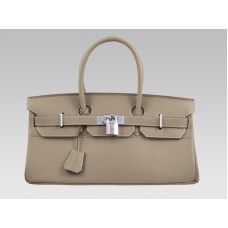 Hermes Birkin Jpg 42cm Togo Leder Gris Tourterelle