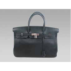 Hermès Birkin 40 Togo-Leder Schwarz