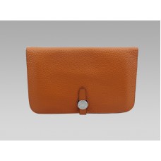 Hermès Dogon Togo Ledergeldbörse Orange
