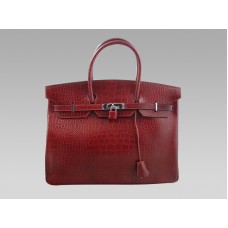 Hermès Birkin 40 cm Krokodillederrot