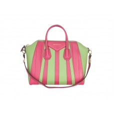 Givenchy Große Antigona Tasche Zweifarbig Pink Grün