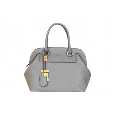 Fendi Original Leder Medium Selleria Adele Satchel Khaki