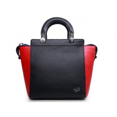 Givenchy Leder-HDG-Cabriolet, Schwarz/Rot