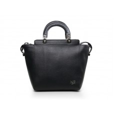 Givenchy Leder-HDG-Cabriolet-Tasche, Schwarz
