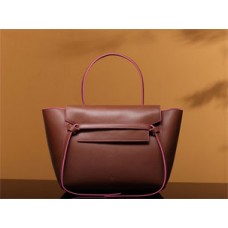 Celine Mini Gürteltasche aus glattem Kalbsleder, Rosé Camel