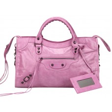 Balenciaga Medium Classic City Bag Pink Lila