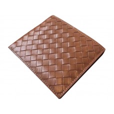 Bottega Veneta Bi-Fold-Geldbörse In Intrecciato Vn Brown