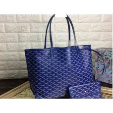 Goyard Saint Louis Tote Mm Blau