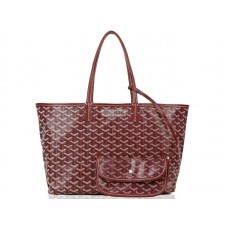 Goyard Saint Louis Tote Mm Burgunderrot