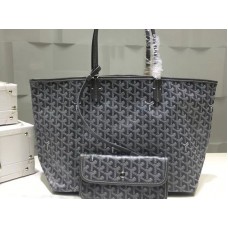 Goyard Saint Louis Tote Mm Dunkelgrau