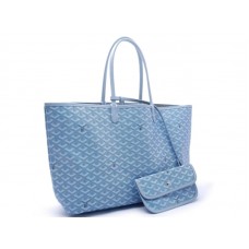 Goyard Saint Louis Tote Mm Hellblau
