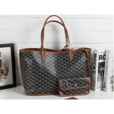 Goyard Anjou Wendetasche MM Schwarz Braun