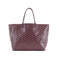 Goyard Anjou Reversible Tote Mm Burgunderrot