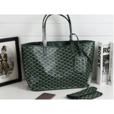 Goyard Anjou Reversible Tote Mm Grün