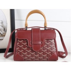 Goyard Saigon Minitasche Burgunderrot