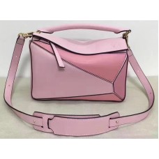 Loewe Puzzle Bag Zartrosa Bonbon Dunkelrosa