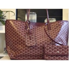 Goyard Anjou Reversible Tote Gm Burgunderrot