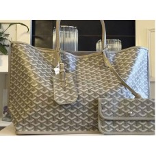 Goyard Anjou Reversible Tote Gm Khaki