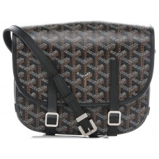 Goyard Chevron Belvedere PM Messenger Bag Schwarz