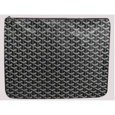 Goyard Chevron Senat Pochette Gm Schwarz sar020149