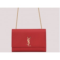 Saint Laurent YSL Große Kate Chain Bag Rot H-yslshsg073330md4
