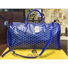 Goyard Goyardine Croisiere 45 Blau mit blauem Lederbesatz 2309-1